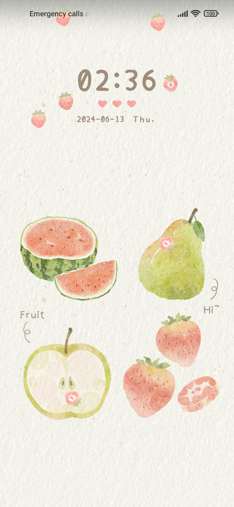 Custom fruit party screenshot