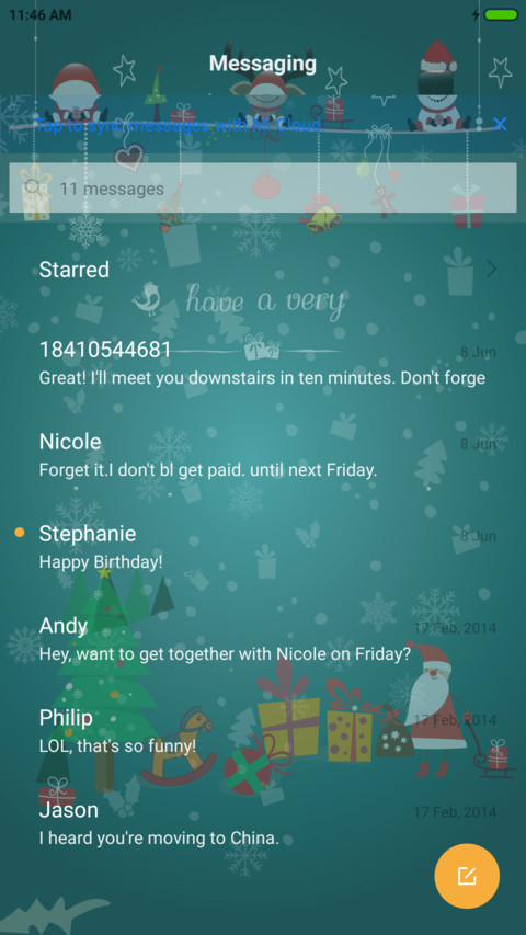 Snowflakes screenshot