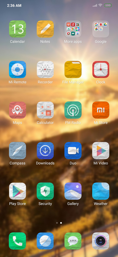 sunrise V11-4 screenshot