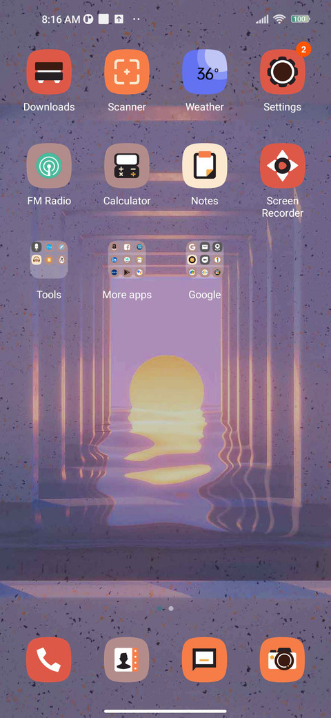 Sunset maze screenshot