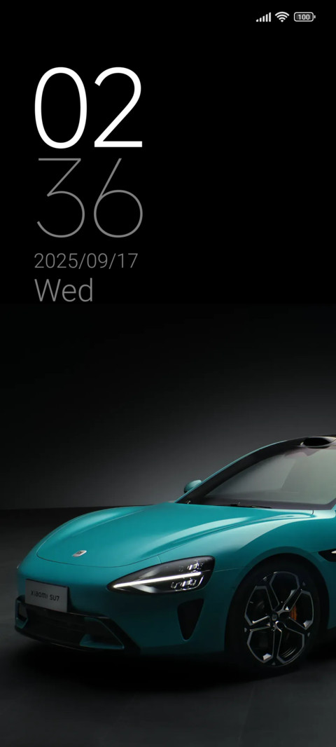 Xiaomi SU7 screenshot