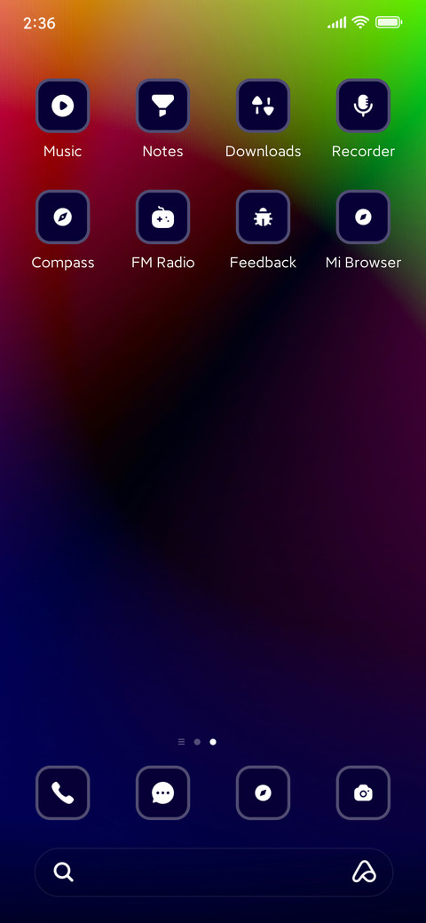 Colorful screenshot