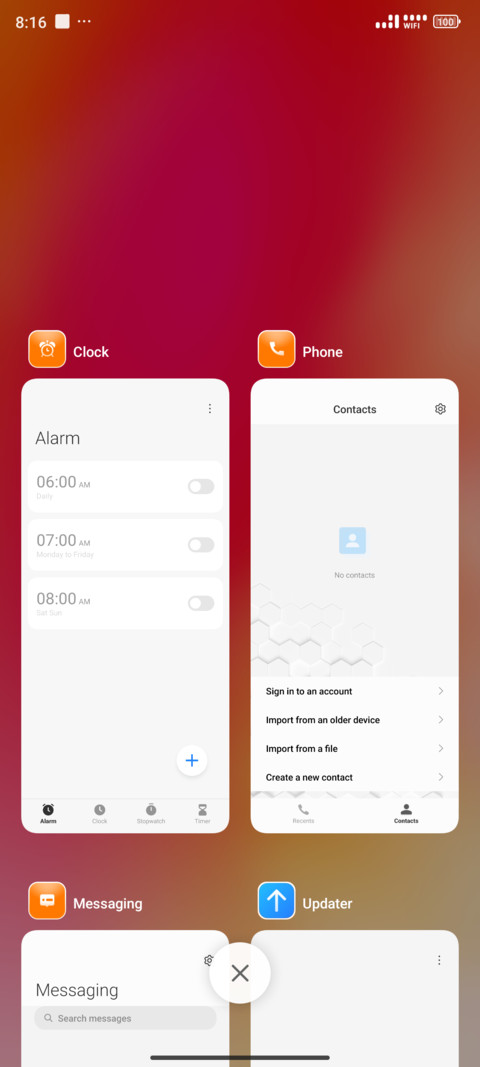 Gradient Orange screenshot