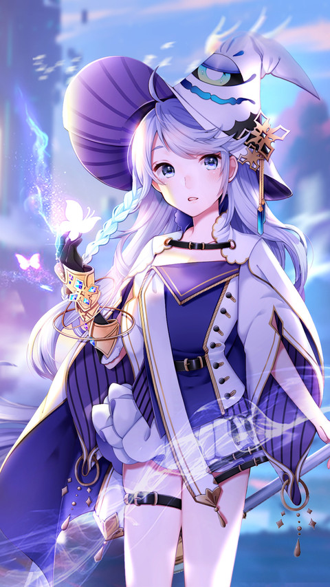 紫色系少女 screenshot