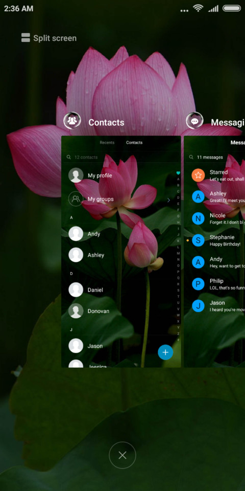 Lotus flower red screenshot