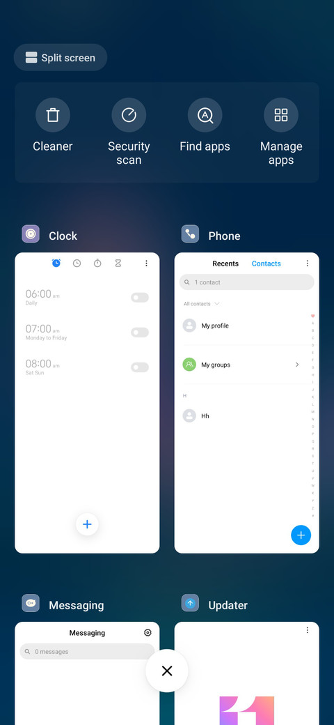 Galaxy whale screenshot