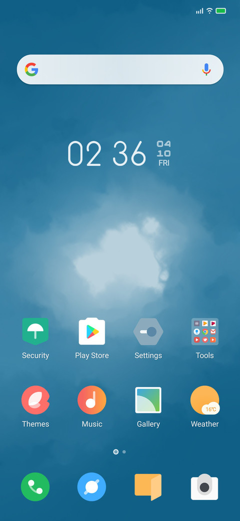 Blue and Grey screenshot