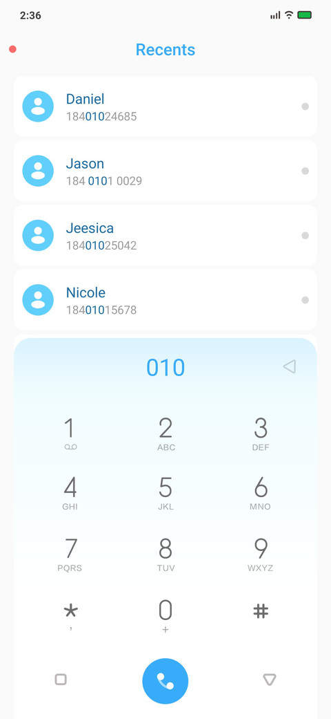 Blue and Grey screenshot