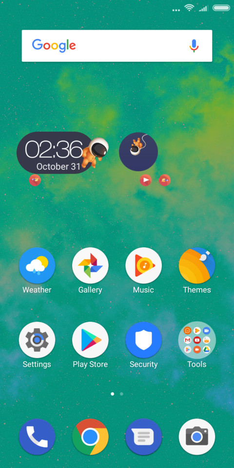 Night Sky Oreo screenshot