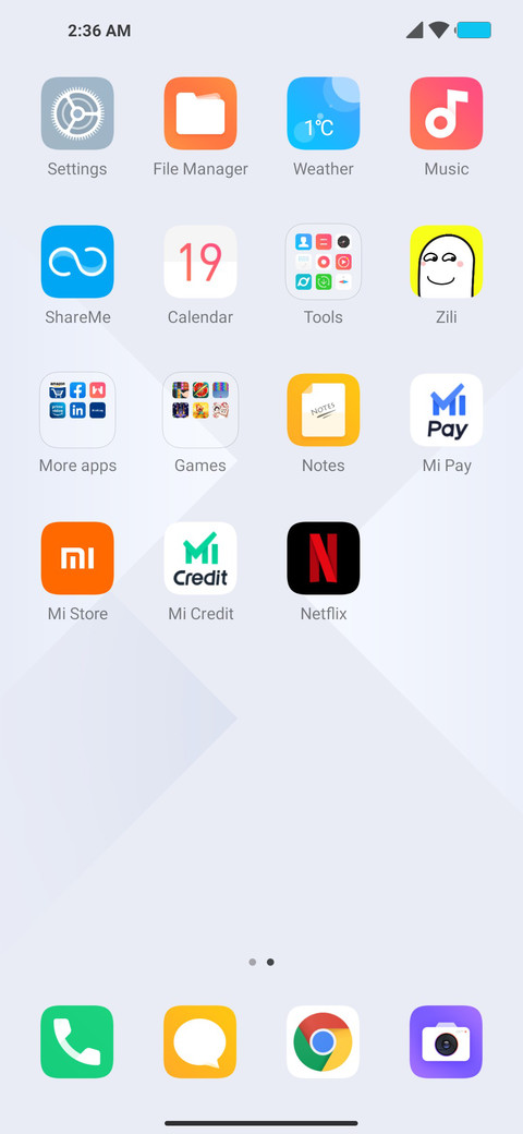 Unique os screenshot