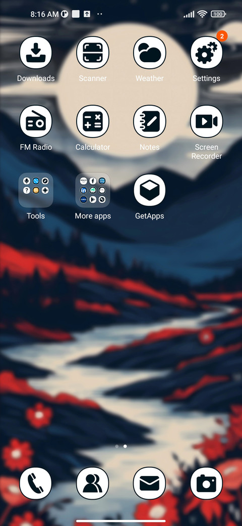 Mountains screenshot