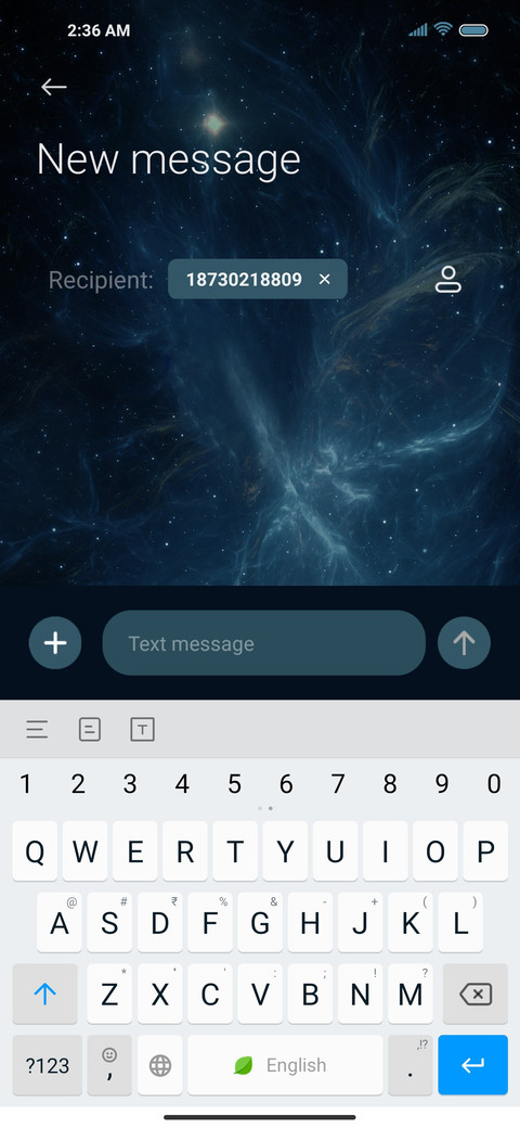 Cosmic space screenshot