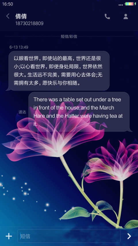 彼岸花开-4D动态锁屏流星雨滴充电特效3D壁纸重力滚动 screenshot