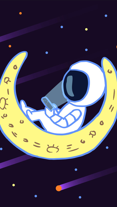 Q version of the Astronaut screenshot