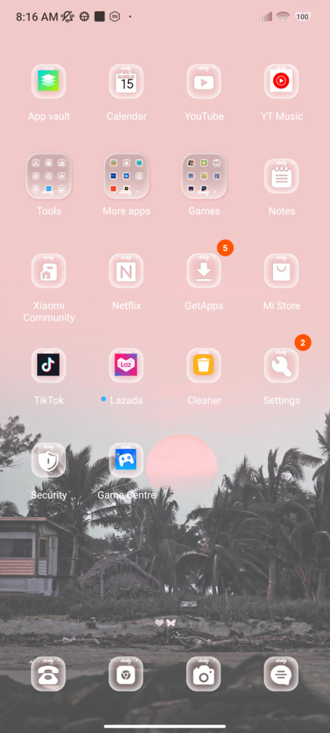 Sunset screenshot