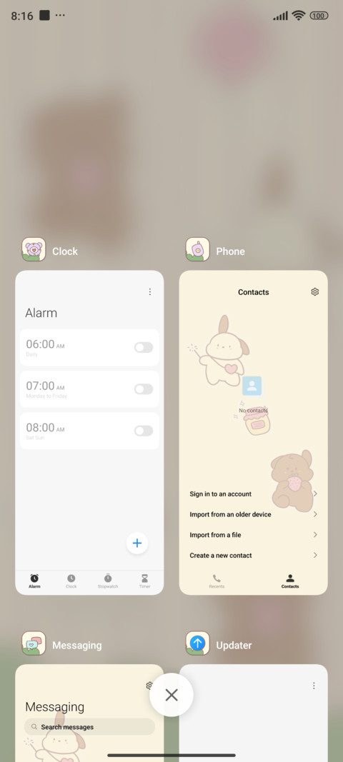 Minimalist puppy screenshot