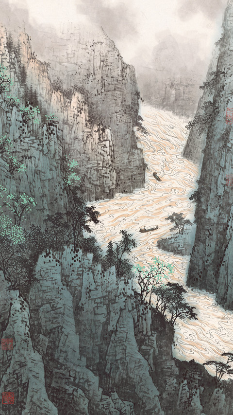 白雪石中国画作品展 screenshot