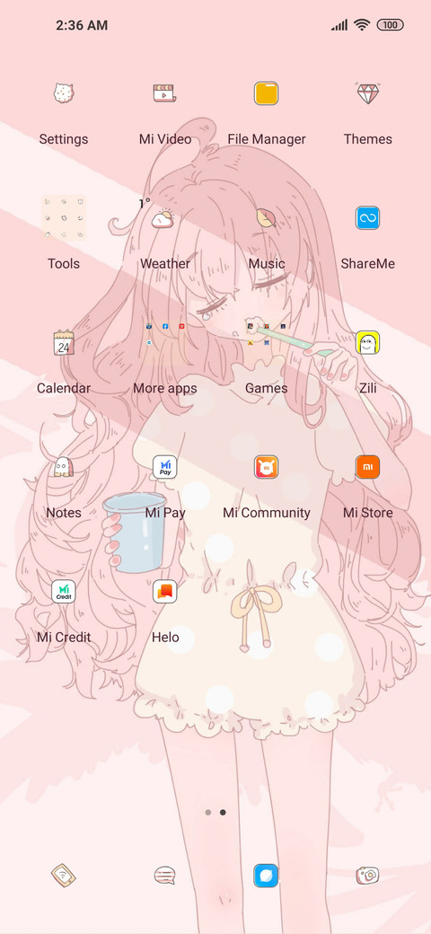 My lazy routine screenshot