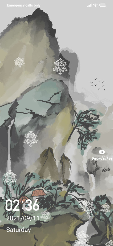 Ink landscape screenshot