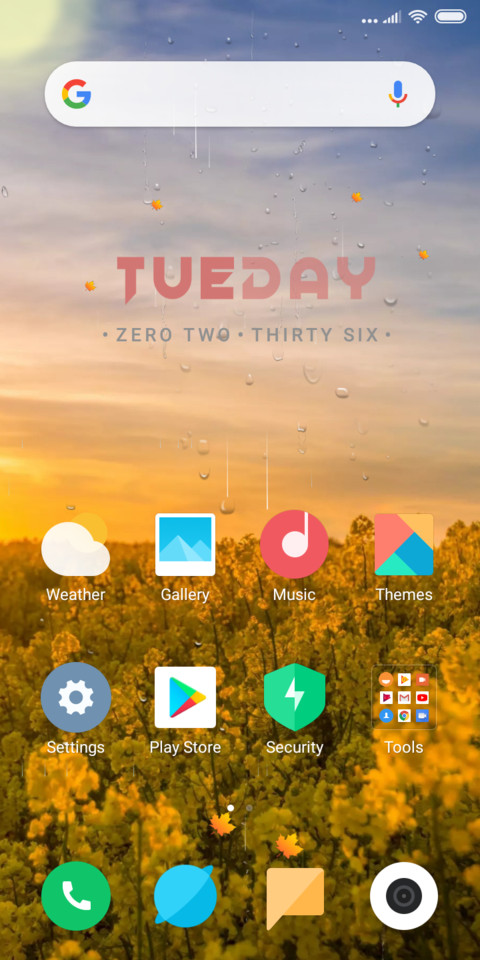 Autumn V10 screenshot