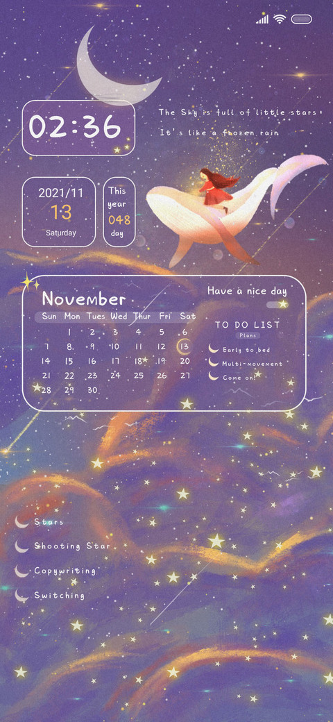 Falling stars screenshot