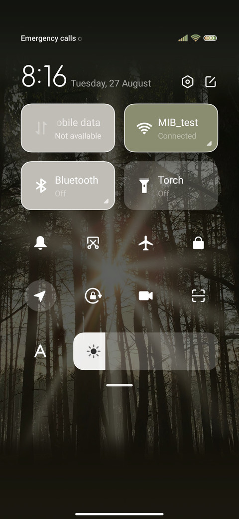 Natural forest screenshot