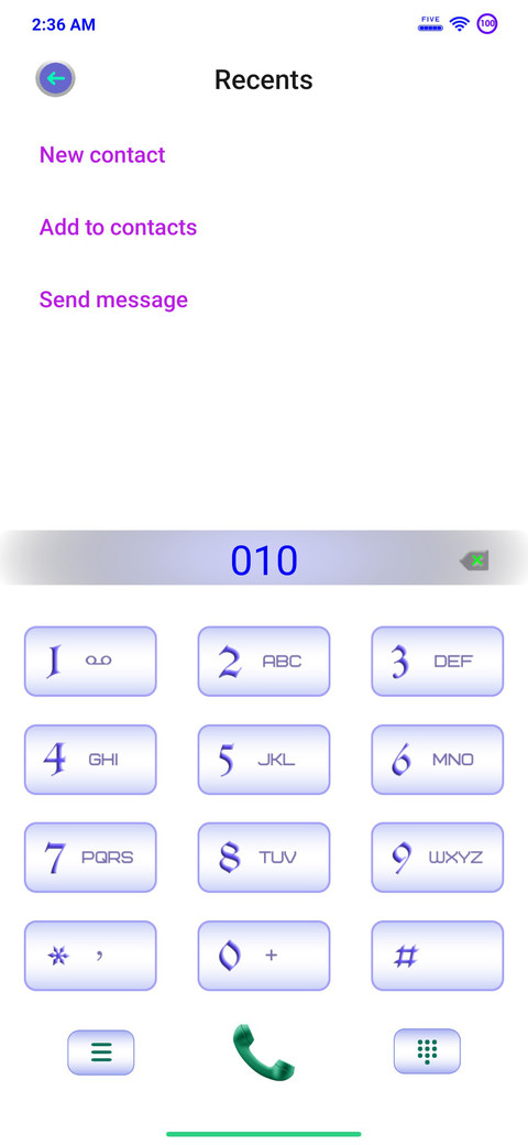 Purple White Mix screenshot