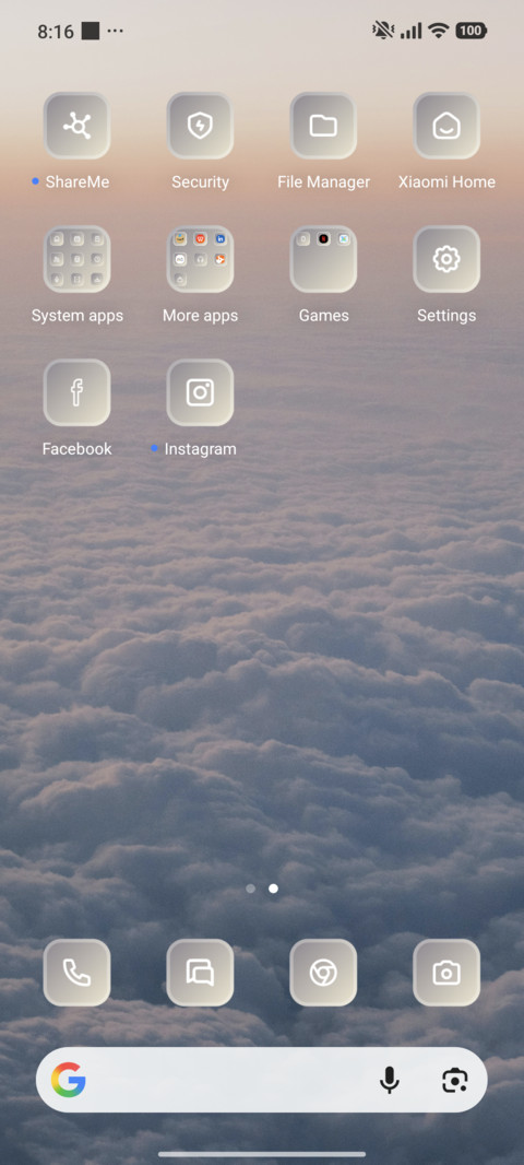 Clouds screenshot