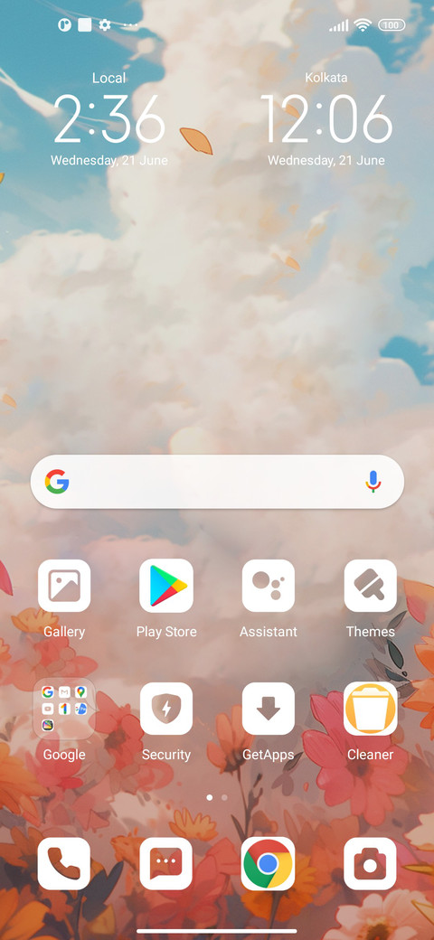Cat in the Flower screenshot