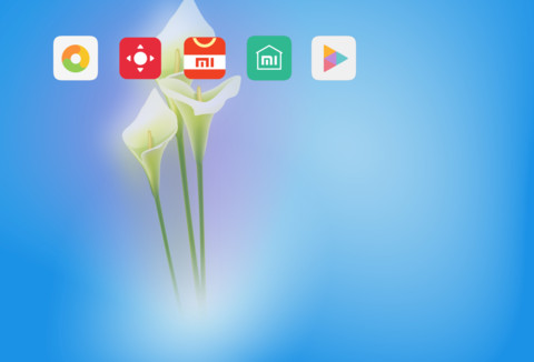 水芋百合【下雨特效+简洁自然锁屏】 screenshot