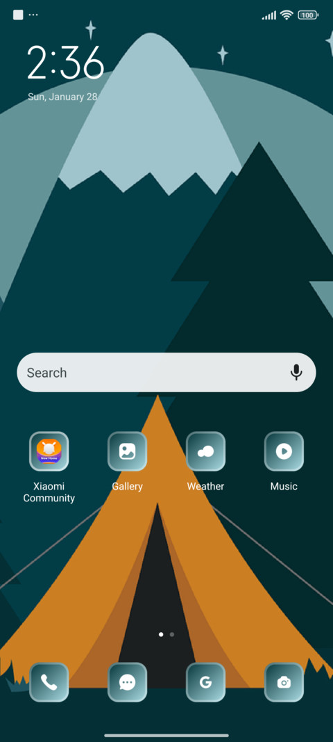 Tent screenshot