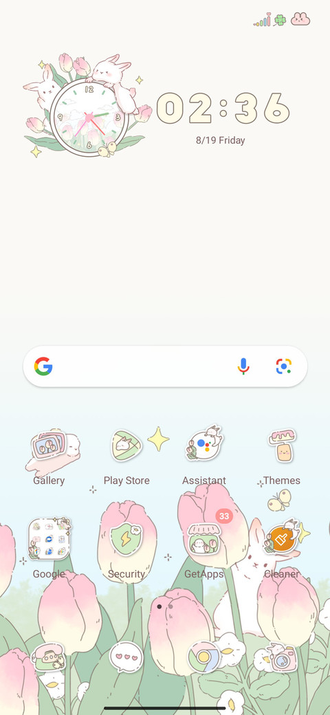 Tulips of rabbits screenshot