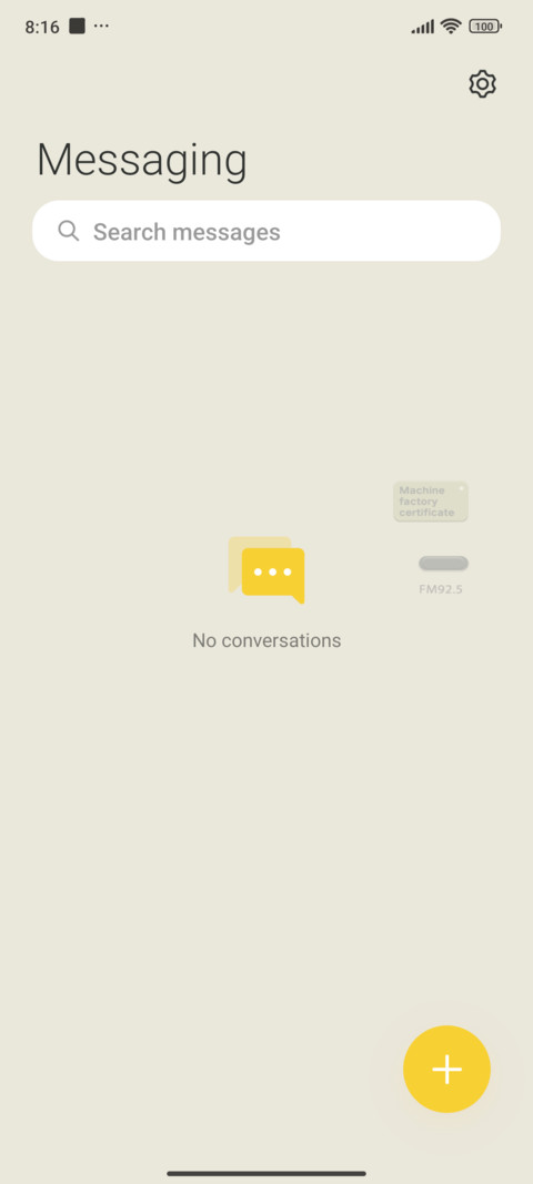 Music player screenshot