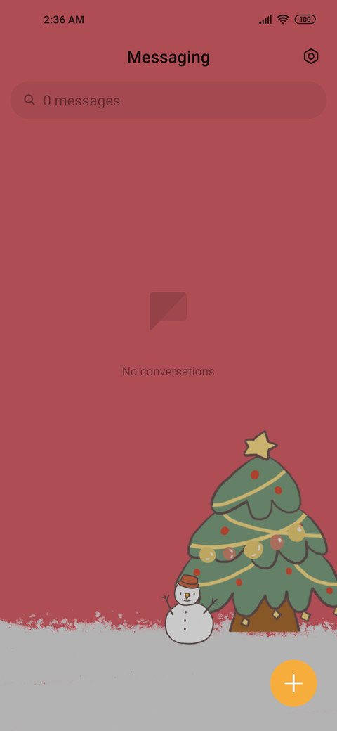 Merry Xmas widget screenshot