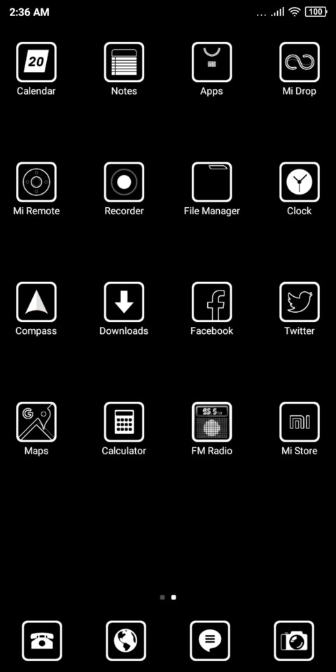 Dark V10 screenshot