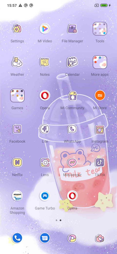 Warm milk tea screenshot