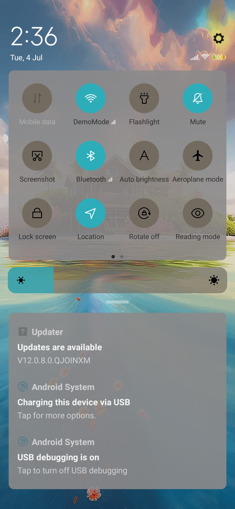 Flower sea villa screenshot