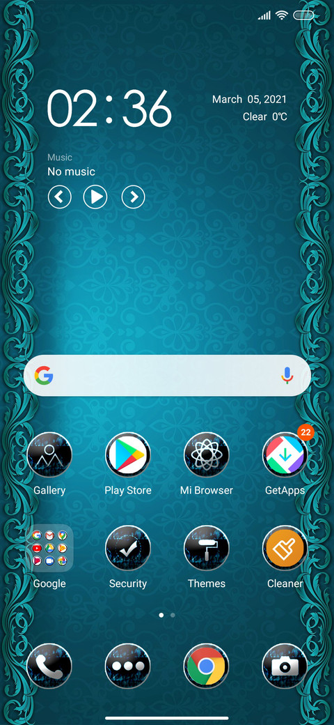 Turquoise_Frame screenshot