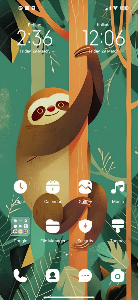 sloth screenshot