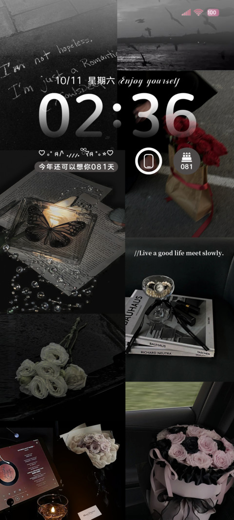 沉溺自由黑色系 screenshot