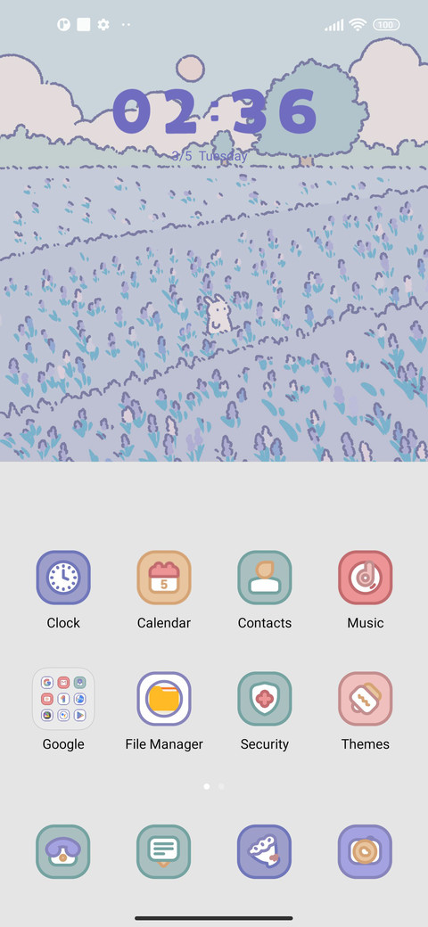 Purple Field screenshot