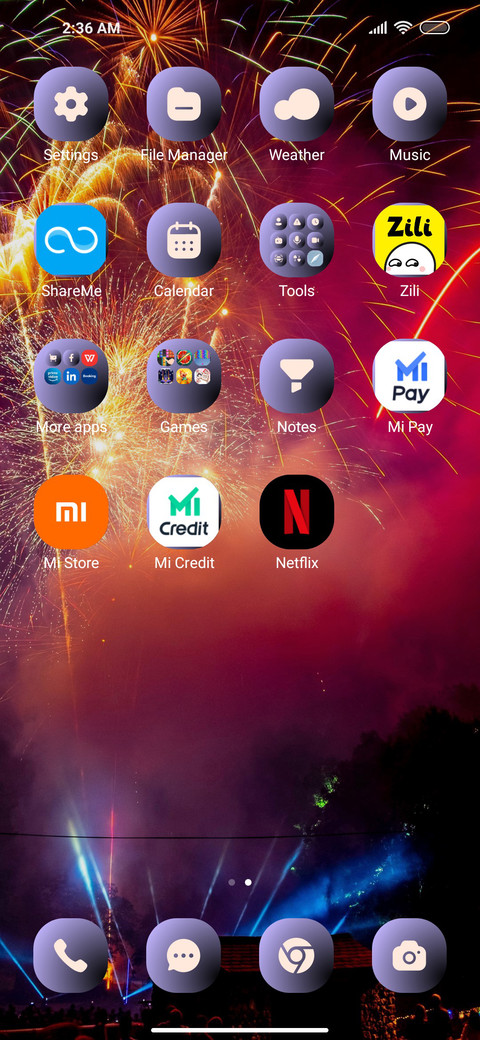 Diwali sky screenshot
