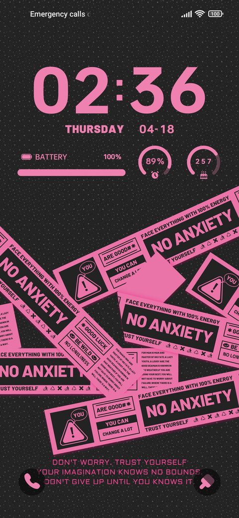 Sticker wallpaper screenshot