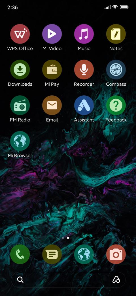 Colors UI screenshot