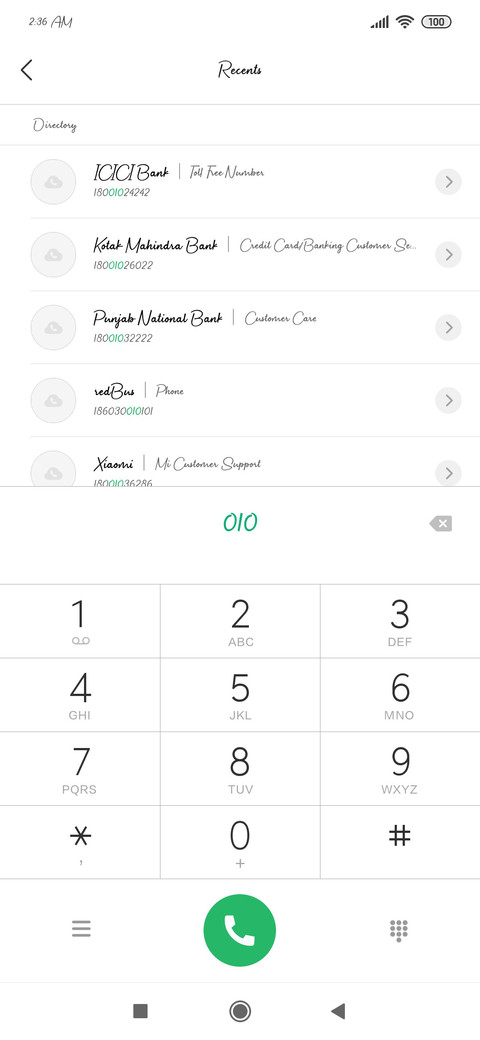 QuickOn screenshot
