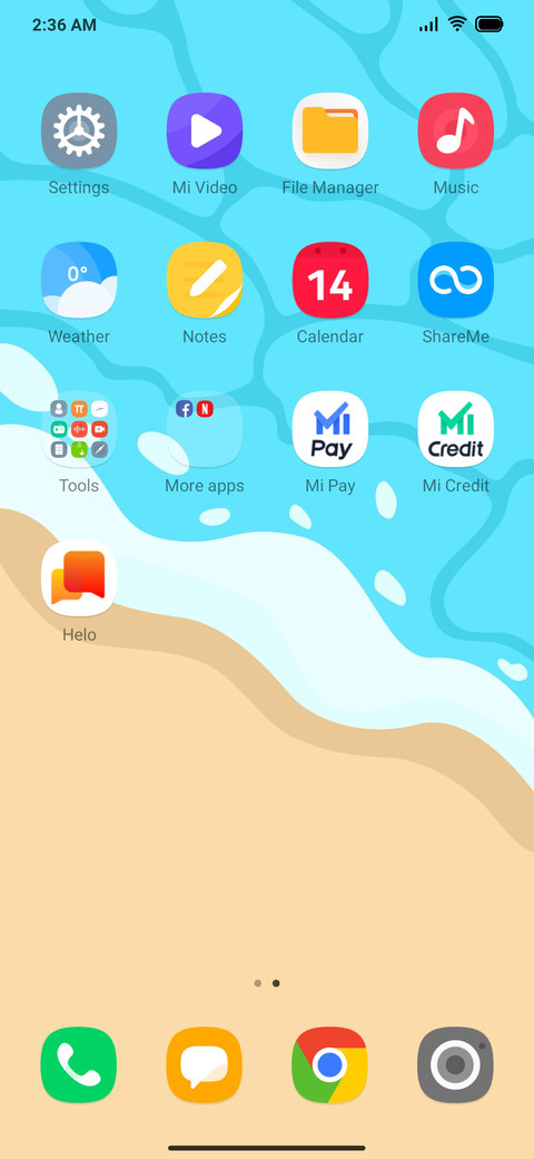 Seaside screenshot