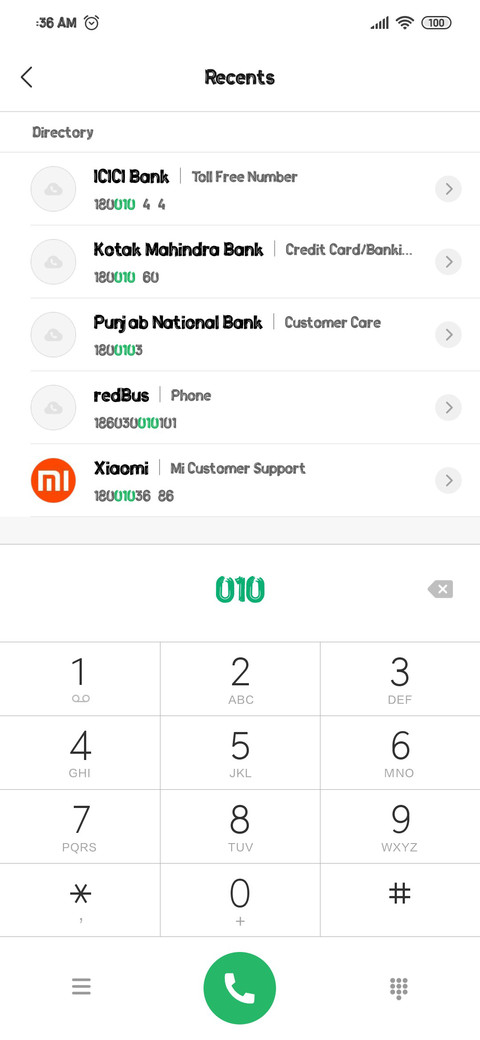 Alexaniri unicode screenshot