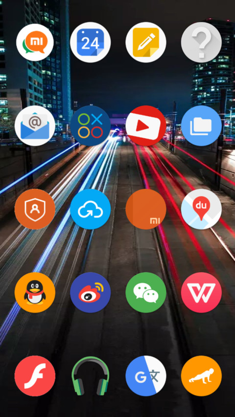 Android Oreo Theme screenshot