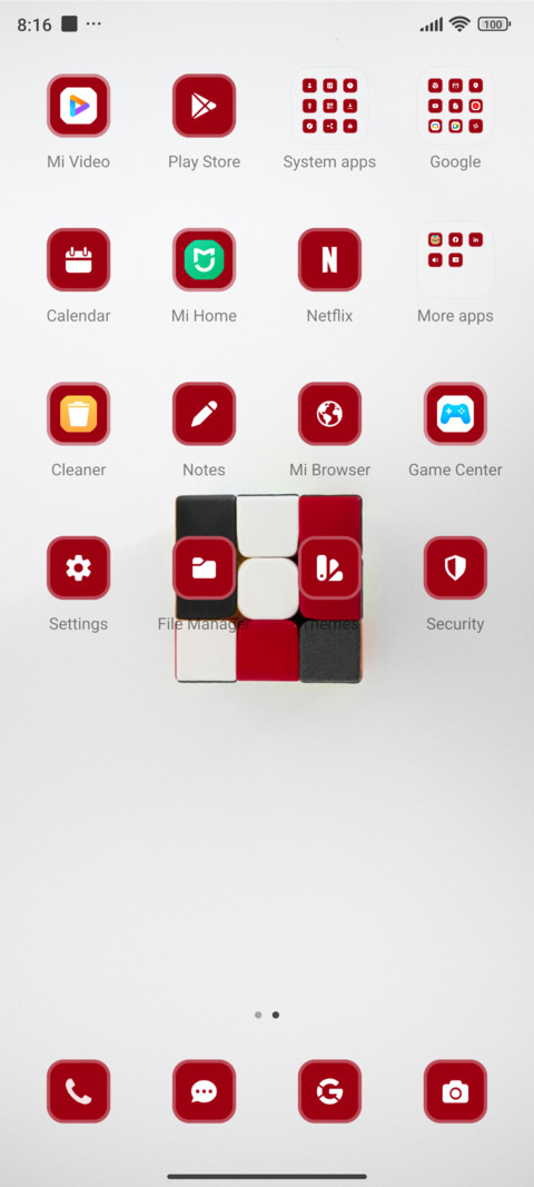 Minimal Rubik screenshot