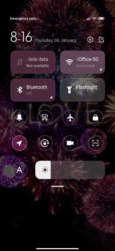 Love fireworks screenshot